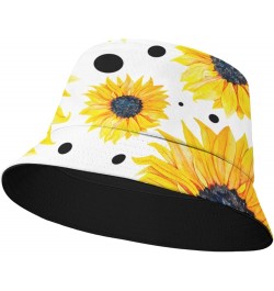 Funny Bucket Hat Sunflower Bucket Hats Leaves Trendy Womens Hat for Golf Accessories for Travel Must Haves Leaves 2 $8.62 Buc...