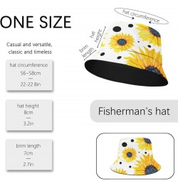 Funny Bucket Hat Sunflower Bucket Hats Leaves Trendy Womens Hat for Golf Accessories for Travel Must Haves Leaves 2 $8.62 Buc...