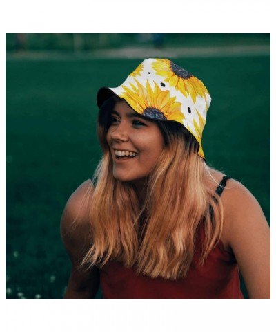 Funny Bucket Hat Sunflower Bucket Hats Leaves Trendy Womens Hat for Golf Accessories for Travel Must Haves Leaves 2 $8.62 Buc...