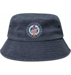 Seal of The United States Senate Bucket Hat for Men Women Outdoor Washed Cotton Sun Hats Travel Beach Hat Navy Blue $12.43 Bu...