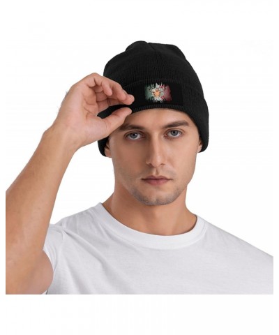 Canelo Boxer Alvarez Knit Hat Autumn Winter Trendy Hip Hop Soft Warm Knitted Beanie Men Women Fashion Hat Black $10.17 Skulli...