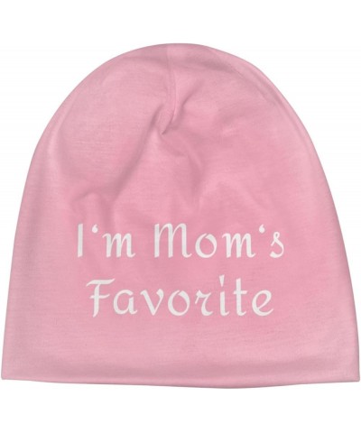 Beanie,I'm Mom's Favorite Beanie Hat for Men Women Skull Cap Hedging Head Hat Beanie Chemo Hat Knit Hedging Hat Black Pink $9...