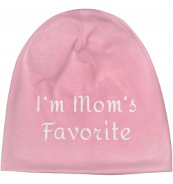 Beanie,I'm Mom's Favorite Beanie Hat for Men Women Skull Cap Hedging Head Hat Beanie Chemo Hat Knit Hedging Hat Black Pink $9...