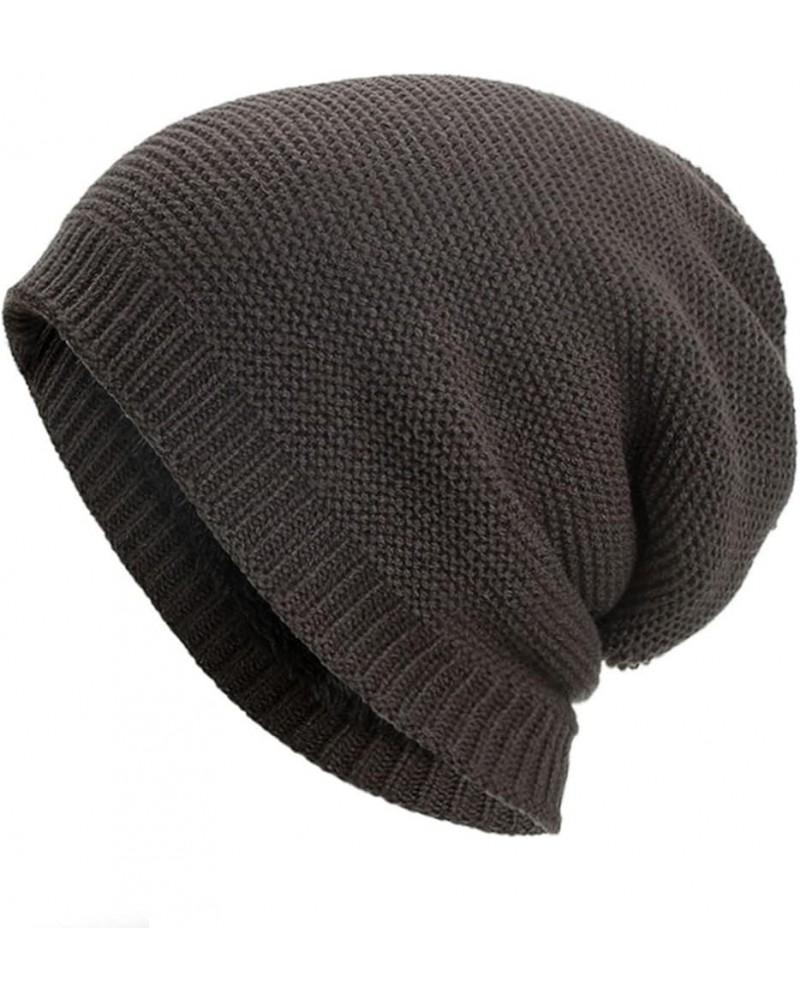 Knitted Skull Beanies Cap Adult Man and Women Knit Hats Double-Sided Thin Outdoor Sports Caps Casual Warm Hat Grey $10.97 Sku...