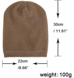 Knitted Skull Beanies Cap Adult Man and Women Knit Hats Double-Sided Thin Outdoor Sports Caps Casual Warm Hat Grey $10.97 Sku...