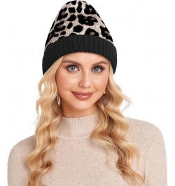 Cuffed Beanie Hat, Unisex Soft Fleece Stretchy Knit Cap, Winter Slouchy Hat 9.84 x 7.68" Multi 19 $14.15 Skullies & Beanies