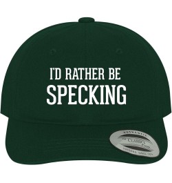 I'd Rather Be Specking - Soft Dad Hat Baseball Cap Forest $22.38 Baseball Caps