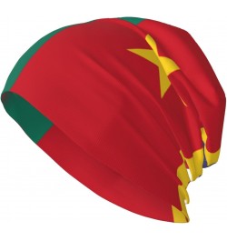 Us Cameroon America Flag Beanie Hat Men Women Stretch Slouchy Warm Skull Knit Beanies Cap for Winter Black $10.98 Skullies & ...