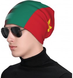 Us Cameroon America Flag Beanie Hat Men Women Stretch Slouchy Warm Skull Knit Beanies Cap for Winter Black $10.98 Skullies & ...