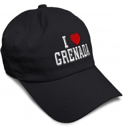 New Soft Baseball Cap I Love Grenada Dad Hats for Men & Women Buckle Closure Black $15.88 Baseball Caps