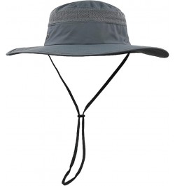 Big Head Man,Sun Hat, Women Beach Fisherman Hat Pure Cotton Panama Cap Plus Size Bucket Hats (Color : Gray, Size : L) Medium ...