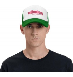 Wittenberg University Logo Trucker Hats for Both Men and Women - Mesh Baseball Snapback Hats Green $12.53 Baseball Caps