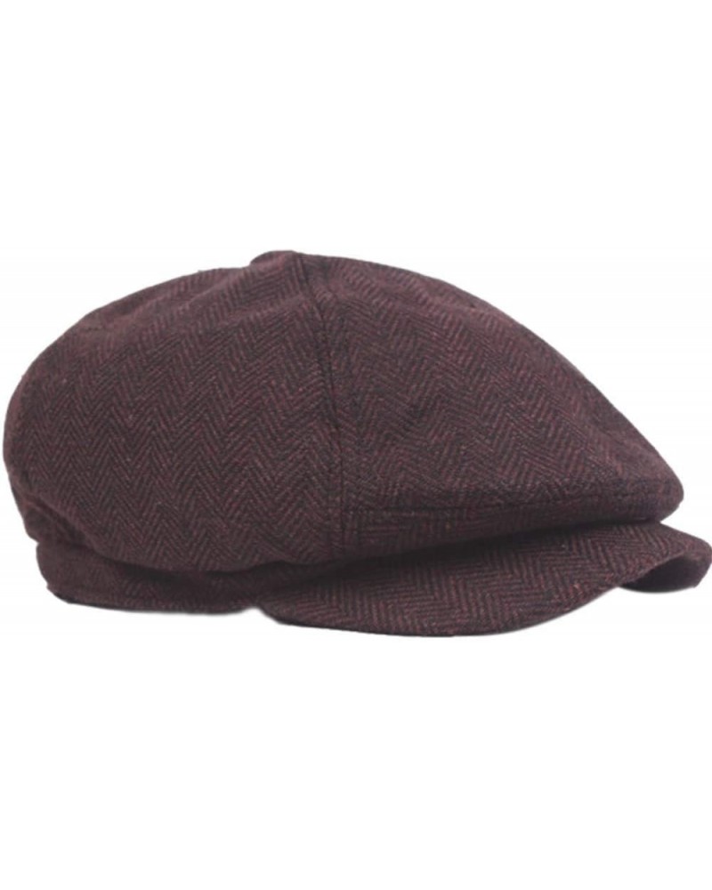 Men's Cotton Vintage Gatsby Newsboy Ivy Cabbie Hat Casual & Dress Style Coffee $9.53 Newsboy Caps