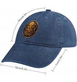 Cthulhu Denim Baseball Cap Adjustable Vintage Casquette for Men Women Navy-style $13.33 Baseball Caps