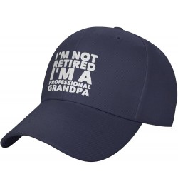 I'm Not Retired I'm A Professional Grandpa Retirement 2024 Gifts Baseball Cap Women Cowboy Hat Men Trucker Hat Black Navy Blu...