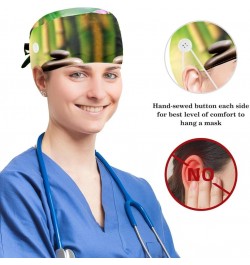 Nursing Hats,Working Cap with Buttons and Cotton Sweatband H309a9aizv $7.33 Skullies & Beanies