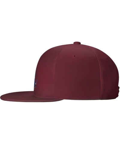 Halloween Cute Boy Baseball Cap for Men Women Snapback Hat Trucker Flat Bill Caps Sun Hat Dark Red $11.48 Baseball Caps