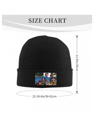 Knit Hats Wiz Rapper Khalifa Beanie Skull Cuffed Knitted Cap Slouchy Warm Acrylic Cap for Men and Women Black $11.19 Skullies...