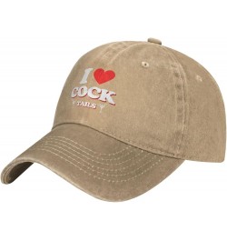 I Heart Love Cocktails Hat Funny Gag Gift for Women Men I Heart Love Cocktails Cap Funny Saying Hat Black Brown $12.89 Baseba...