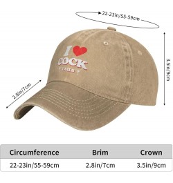 I Heart Love Cocktails Hat Funny Gag Gift for Women Men I Heart Love Cocktails Cap Funny Saying Hat Black Brown $12.89 Baseba...