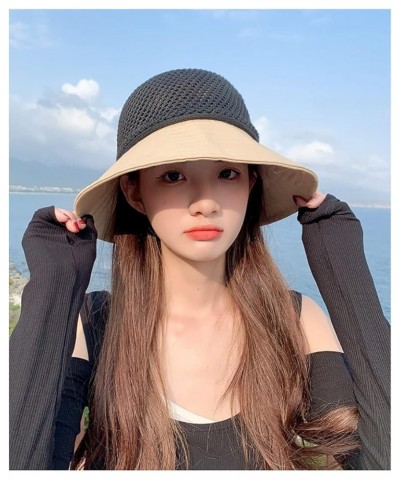 Sun Hats for Women UPF 50+ Women's Lightweight Foldable Packable Sun Protection Hat for Travel, Beach Hat S6-black $12.47 Sun...