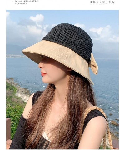 Sun Hats for Women UPF 50+ Women's Lightweight Foldable Packable Sun Protection Hat for Travel, Beach Hat S6-black $12.47 Sun...