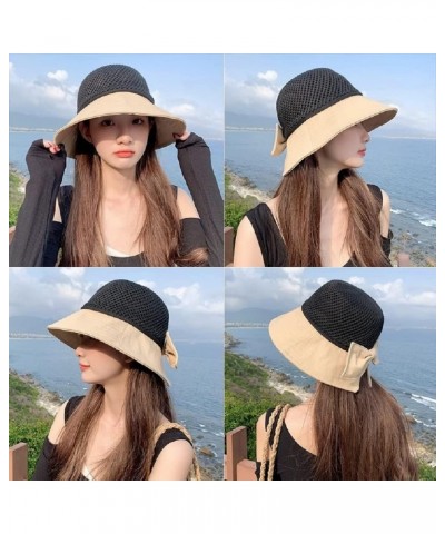 Sun Hats for Women UPF 50+ Women's Lightweight Foldable Packable Sun Protection Hat for Travel, Beach Hat S6-black $12.47 Sun...