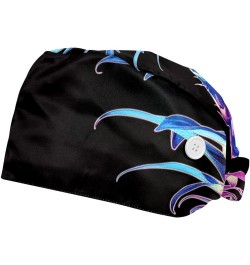 Scrub Bouffant Caps,Workout Hat with Sweatband Headgear for Women D900e3mkab $8.68 Skullies & Beanies