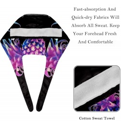 Scrub Bouffant Caps,Workout Hat with Sweatband Headgear for Women D900e3mkab $8.68 Skullies & Beanies