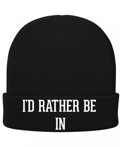 I'd Rather Be in Suriname - Soft Adult Beanie Cap Black $17.50 Skullies & Beanies