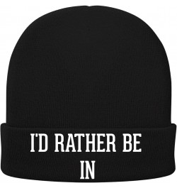 I'd Rather Be in Suriname - Soft Adult Beanie Cap Black $17.50 Skullies & Beanies