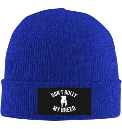 Winter Knit Hat Cap for Men Women, Don't Bully My Breed Unisex Beanie Hat Cuffed Skull Cap Warm Ski Hats Black Blue $6.75 Sku...