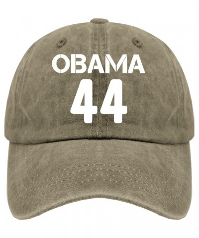 Womens Sun hat Funny 90S Obama 44 Mens hat Sports hat Gifts for Girlfriends Hiking Caps Pigment Khaki $9.45 Sun Hats