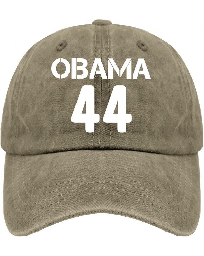 Womens Sun hat Funny 90S Obama 44 Mens hat Sports hat Gifts for Girlfriends Hiking Caps Pigment Khaki $9.45 Sun Hats