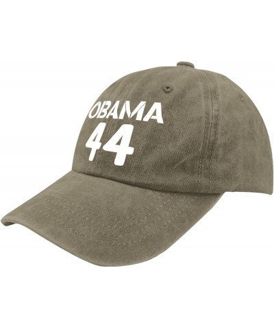 Womens Sun hat Funny 90S Obama 44 Mens hat Sports hat Gifts for Girlfriends Hiking Caps Pigment Khaki $9.45 Sun Hats