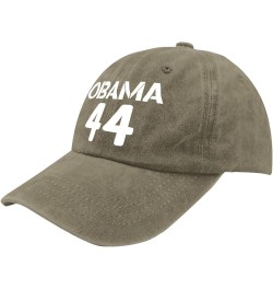 Womens Sun hat Funny 90S Obama 44 Mens hat Sports hat Gifts for Girlfriends Hiking Caps Pigment Khaki $9.45 Sun Hats