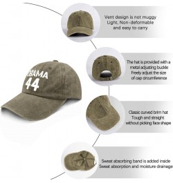 Womens Sun hat Funny 90S Obama 44 Mens hat Sports hat Gifts for Girlfriends Hiking Caps Pigment Khaki $9.45 Sun Hats