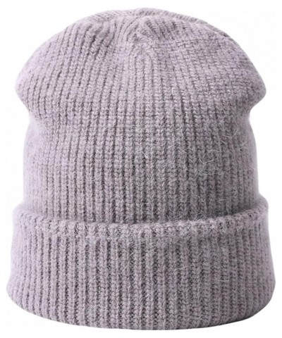 Slouchy Beanie Unisex Autumn Winter Hat Knit Hat Outdoor Casual Skull Beanies Female Skull Cap Warm Beanie Hat Pink F $14.03 ...