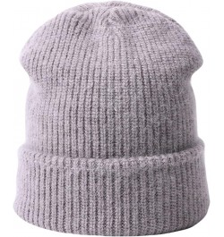 Slouchy Beanie Unisex Autumn Winter Hat Knit Hat Outdoor Casual Skull Beanies Female Skull Cap Warm Beanie Hat Pink F $14.03 ...