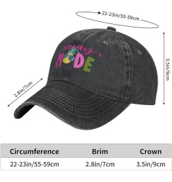 Vacation Summer Cruise Getaway Baseball Cap Men Vacay Mode Baseball Caps for Men Trendy Low Profile Cap Black $12.63 Baseball...