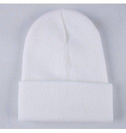 Women's Cuffed Knit Beanie Winter Hats Knit Skull Cap Warm Stocking Hats Running Skull Cap Daily Beanie Hat White $8.52 Skull...