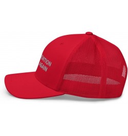 Make Abortion Illegal Again Hat (Embroidered Trucker Cap) Red $18.82 Baseball Caps