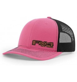 Ford F150 FX4 Pickup Truck Logo Laser Engraved Leather Patch Richardson 112 Snapback Trucker Hat Cap Hot Pink-black $16.33 Ba...