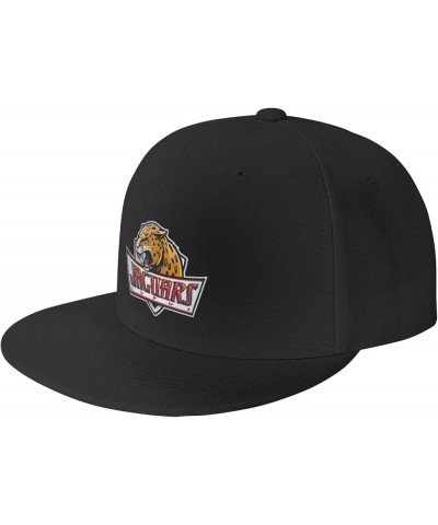 IUPUI Jaguars Hats for Men Flat Bill Fitted Caps Hiphop Rap Adjustable Baseball Trucker Dad Hat Black $8.94 Baseball Caps