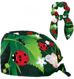 Blueberry Fruit Pattern Surgical Cap with Buttons/Bow Hair Scrunchy for Long Hair Multicoloured 10 $8.09 Baseball Caps