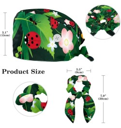 Blueberry Fruit Pattern Surgical Cap with Buttons/Bow Hair Scrunchy for Long Hair Multicoloured 10 $8.09 Baseball Caps