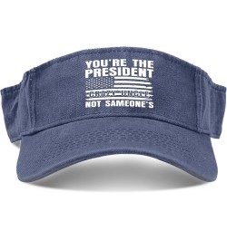 You're The President Crazy Uncle not sameone's Cap Sun Visor for Adult Sun Visor Stylish Navy $8.81 Visors