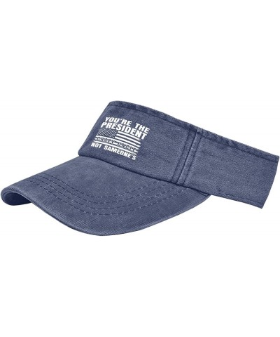 You're The President Crazy Uncle not sameone's Cap Sun Visor for Adult Sun Visor Stylish Navy $8.81 Visors