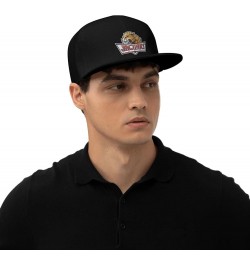 IUPUI Jaguars Hats for Men Flat Bill Fitted Caps Hiphop Rap Adjustable Baseball Trucker Dad Hat Black $8.94 Baseball Caps