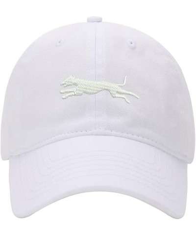 Baseball Cap Men Whippet Dog Embroidered Washed Cotton Dog Hat Baseball Caps White $14.47 Baseball Caps